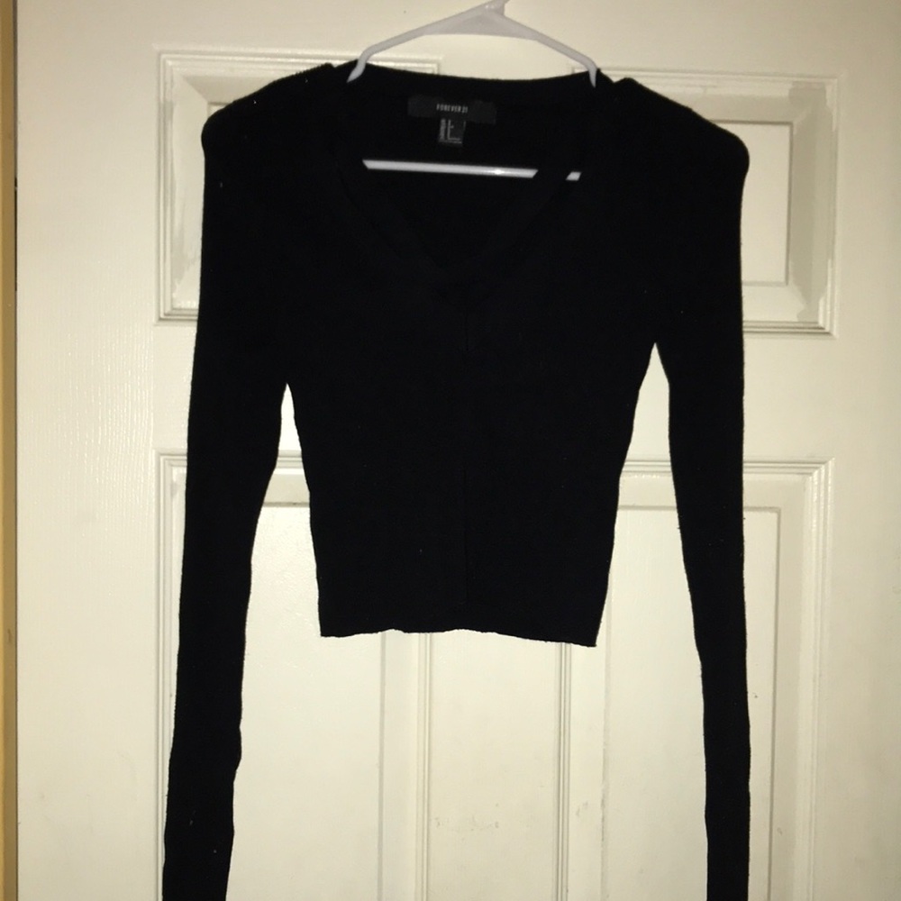 Crop sweater